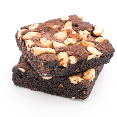 Brownie vegano y sin horno