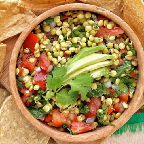 Ceviche germinado de lentejas